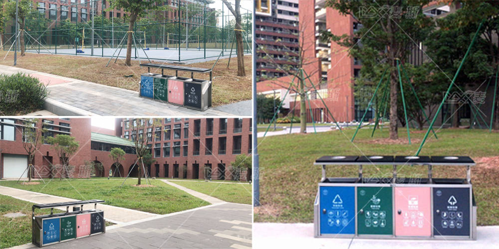 校园垃圾桶为华南理工大学增添一份色彩