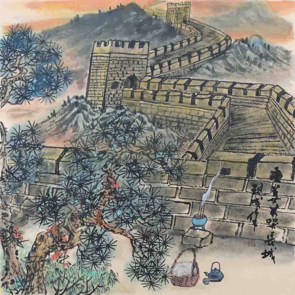 筑梦2022尚现成国画作品莒州典故和景区在线赏析