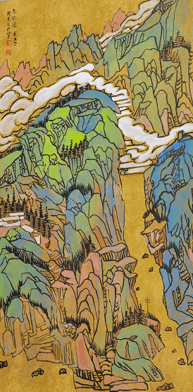 国家博物馆收藏陈先水作品长城雄风