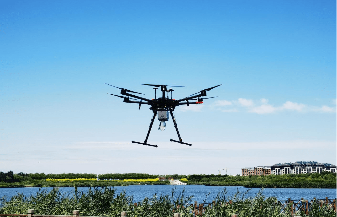 河道取样应用uavsmartwater简称usw无人机智能取水设备