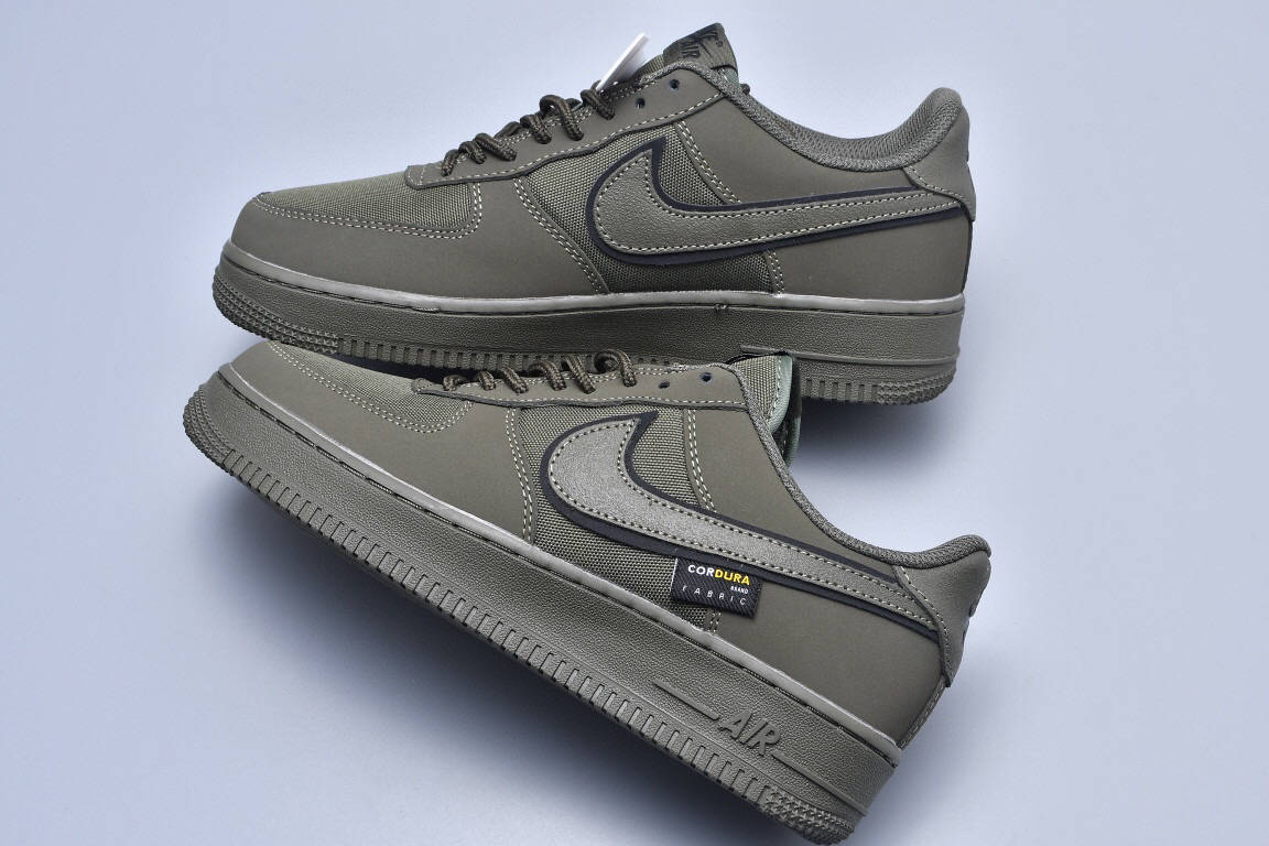 耐克橄榄绿 air farce 1 gore tex esape 空军一号机能风低帮运动鞋