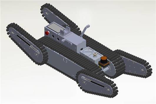 履帶式機器人3d模型資源推薦下載