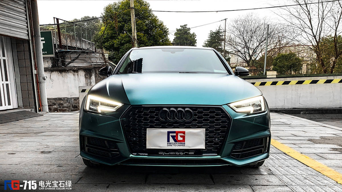 改色膜电光宝石绿,给自己得爱车换个颜色就像自己换个发型和发色一