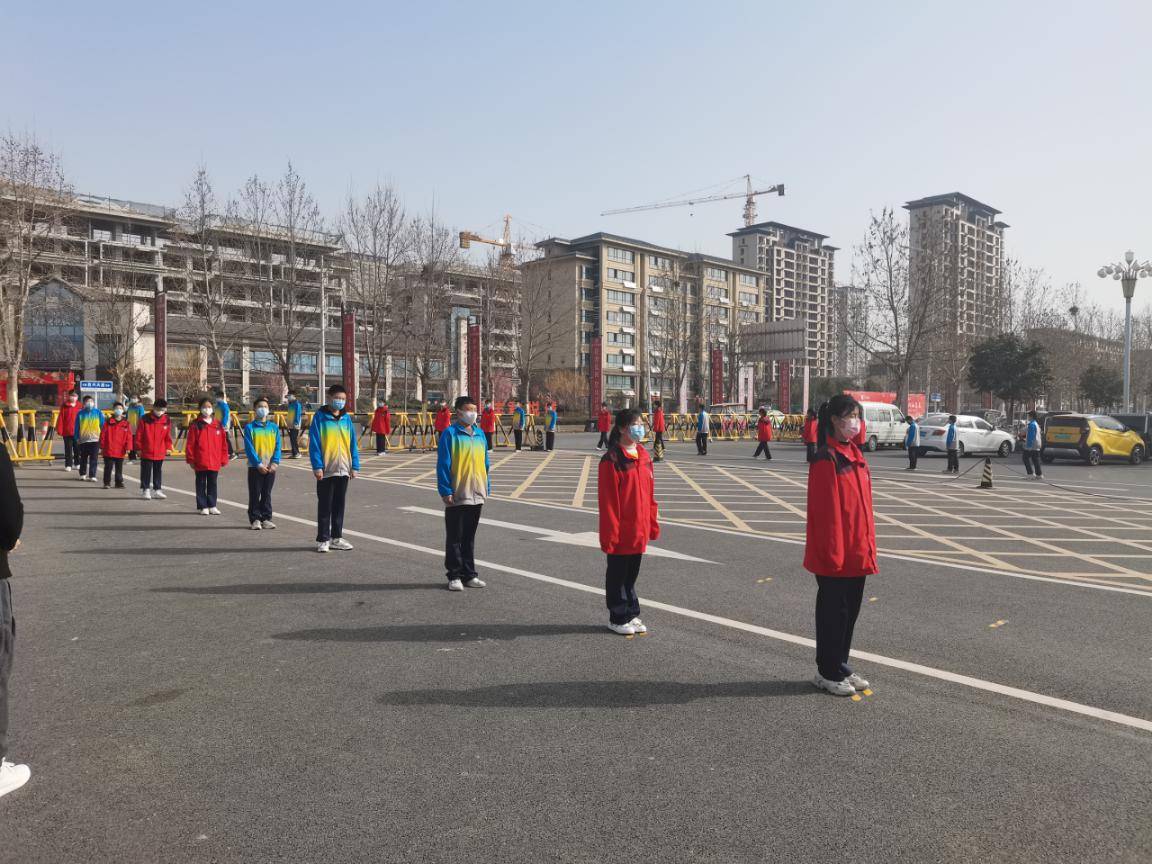 菏泽市定陶区清华园学校疫情防控演练