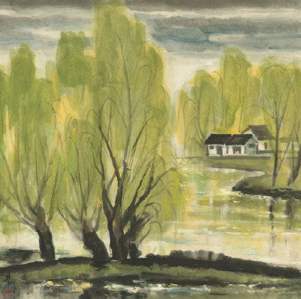 林风眠笔下的树