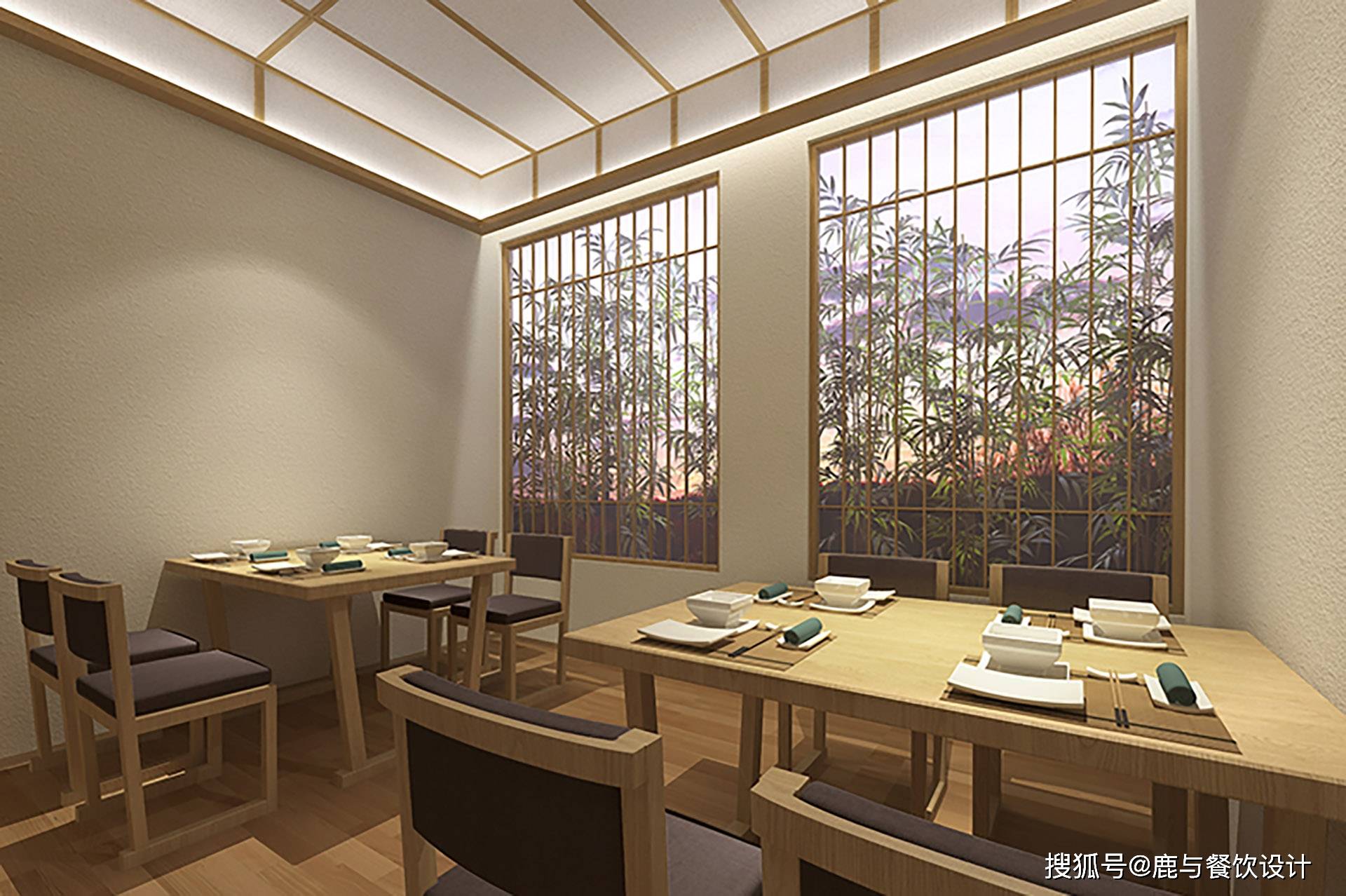 寿喜烧日式料理餐厅设计-鹿与设计-搜狐大视野-搜狐新闻