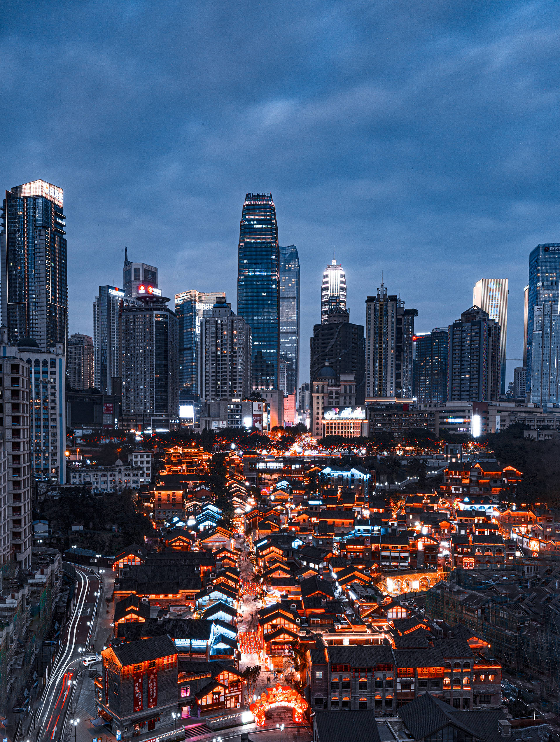 摄影师康暐山城重庆的浪漫夜色