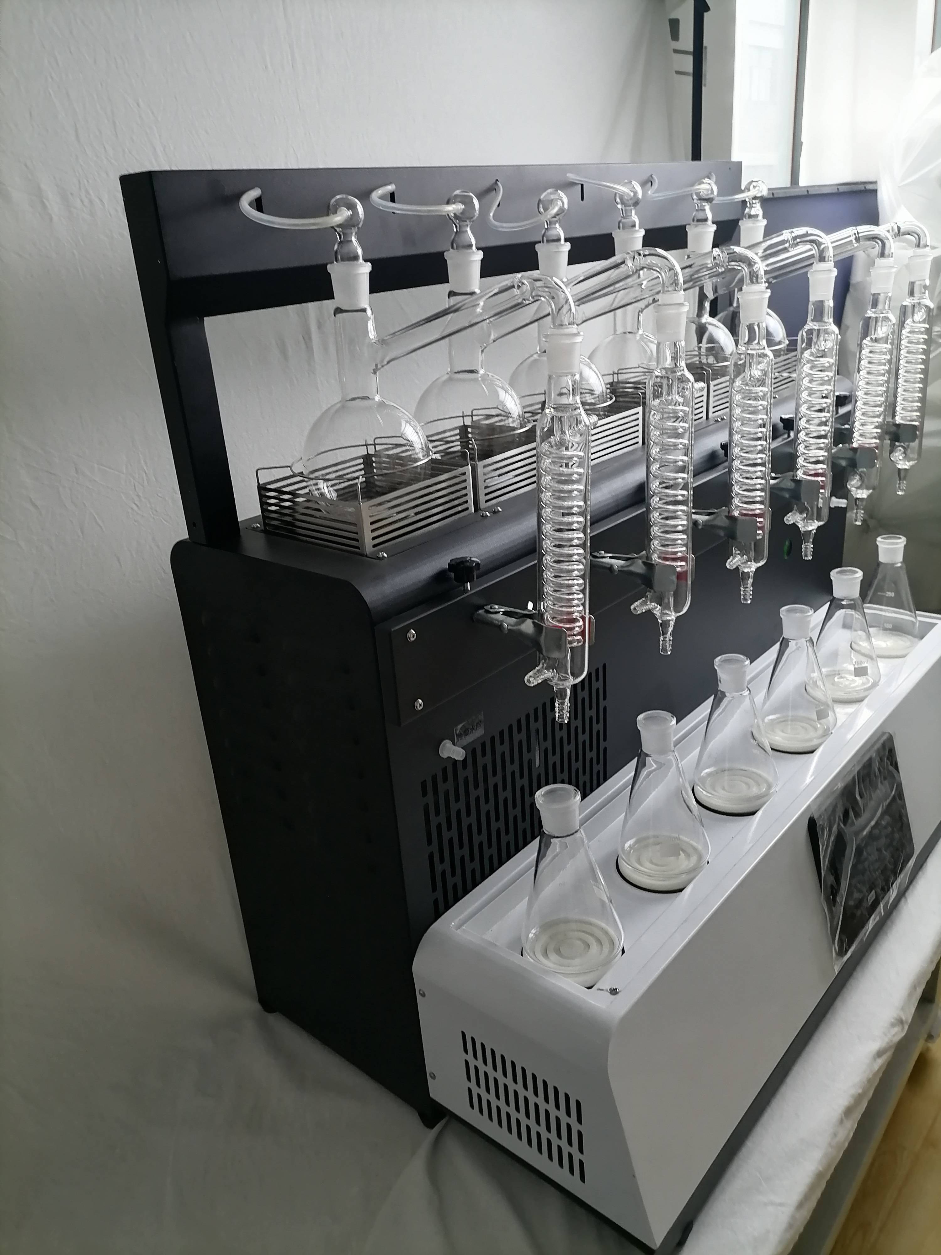 智能一体化蒸馏仪配进口陶瓷电炉自动完成蒸馏