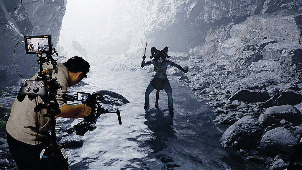 世界的参差！大神居然在家玩动捕！