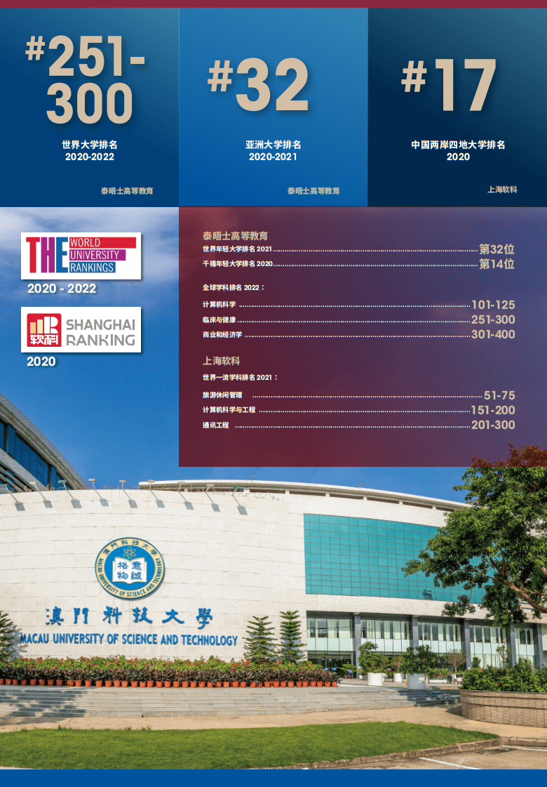 博斯edu澳门科技大学学士学位本科课程内地招生简章