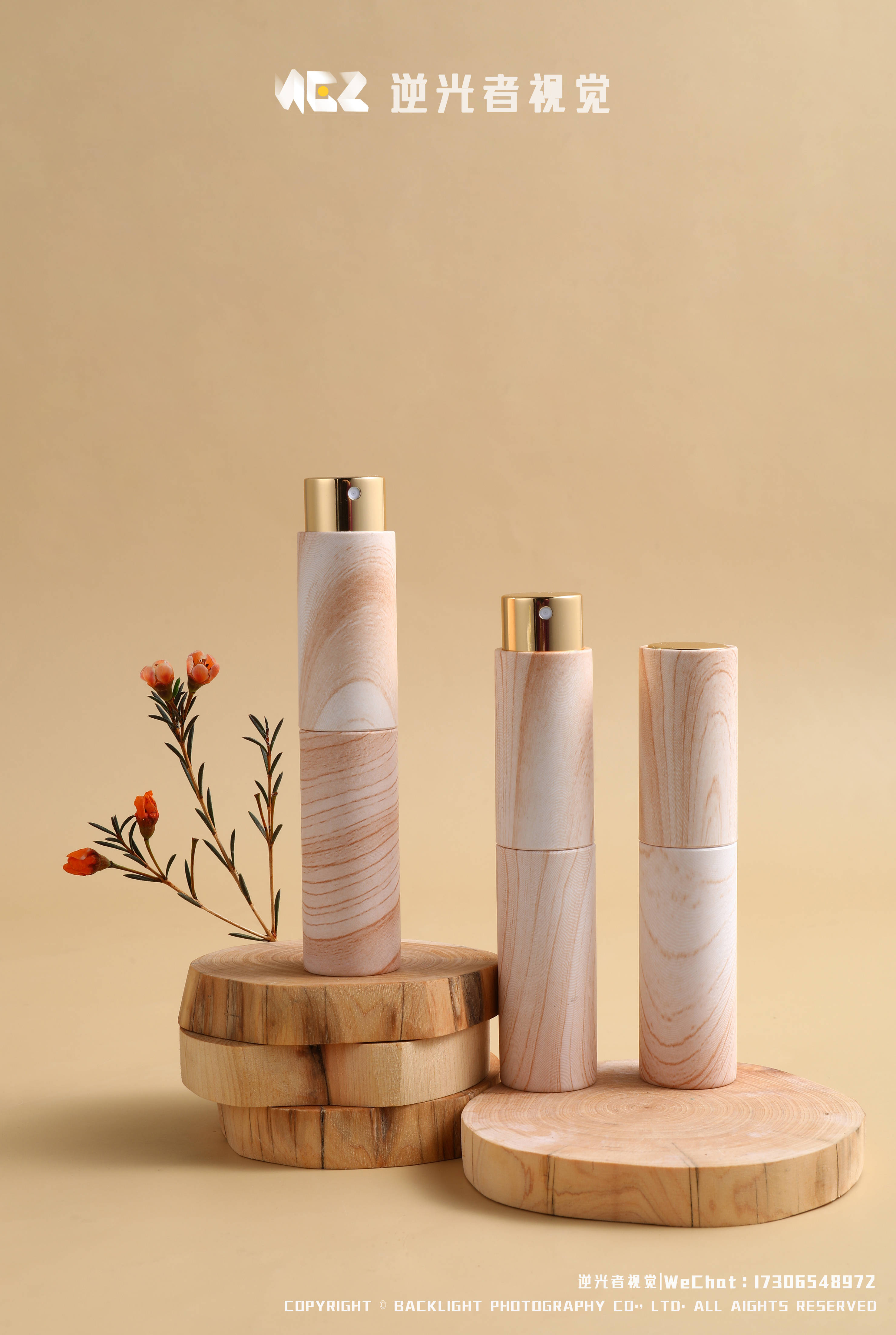 分装瓶静物摄影/香水瓶创意场景图拍摄 x 逆光者视觉_团队_产品_摄影