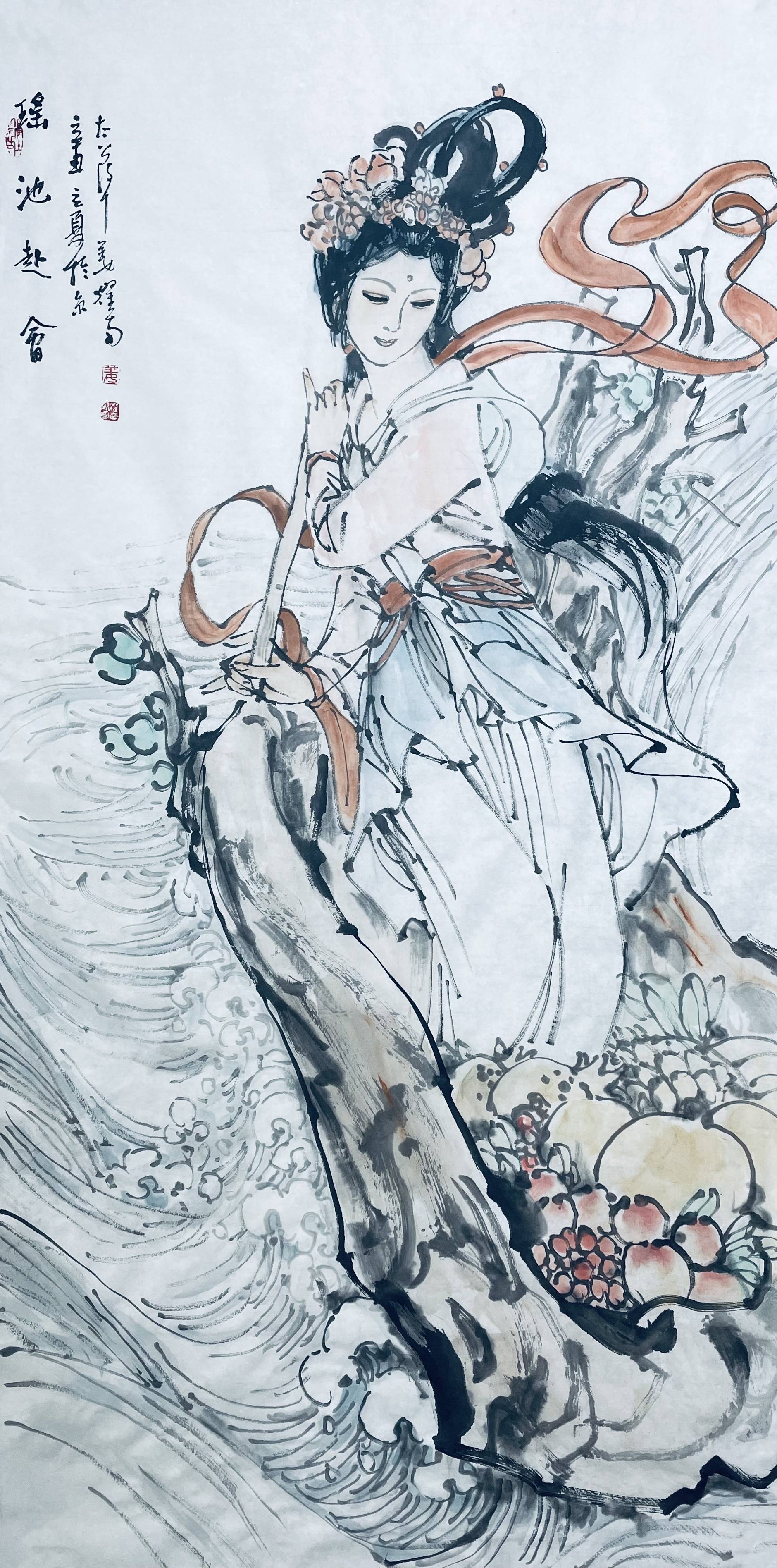 姜耀南擅长人物画,是我国当代最具实力的人物画家之一,与范扬,马海方