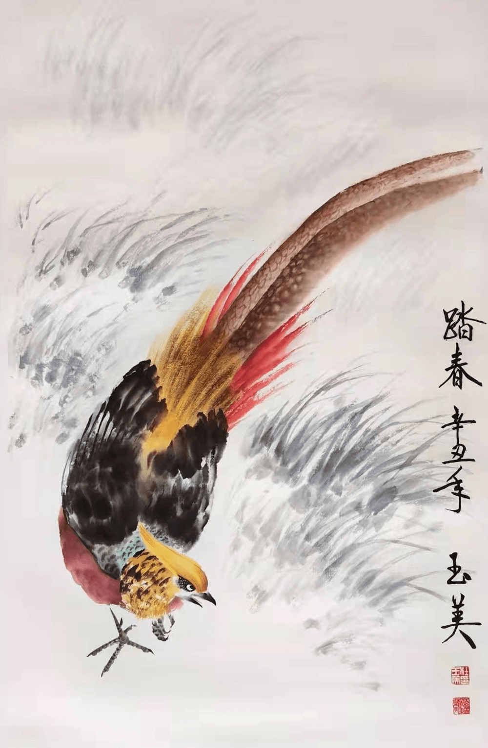 携手抗疫温暖中华画家杜玉美向抗疫工作者致敬