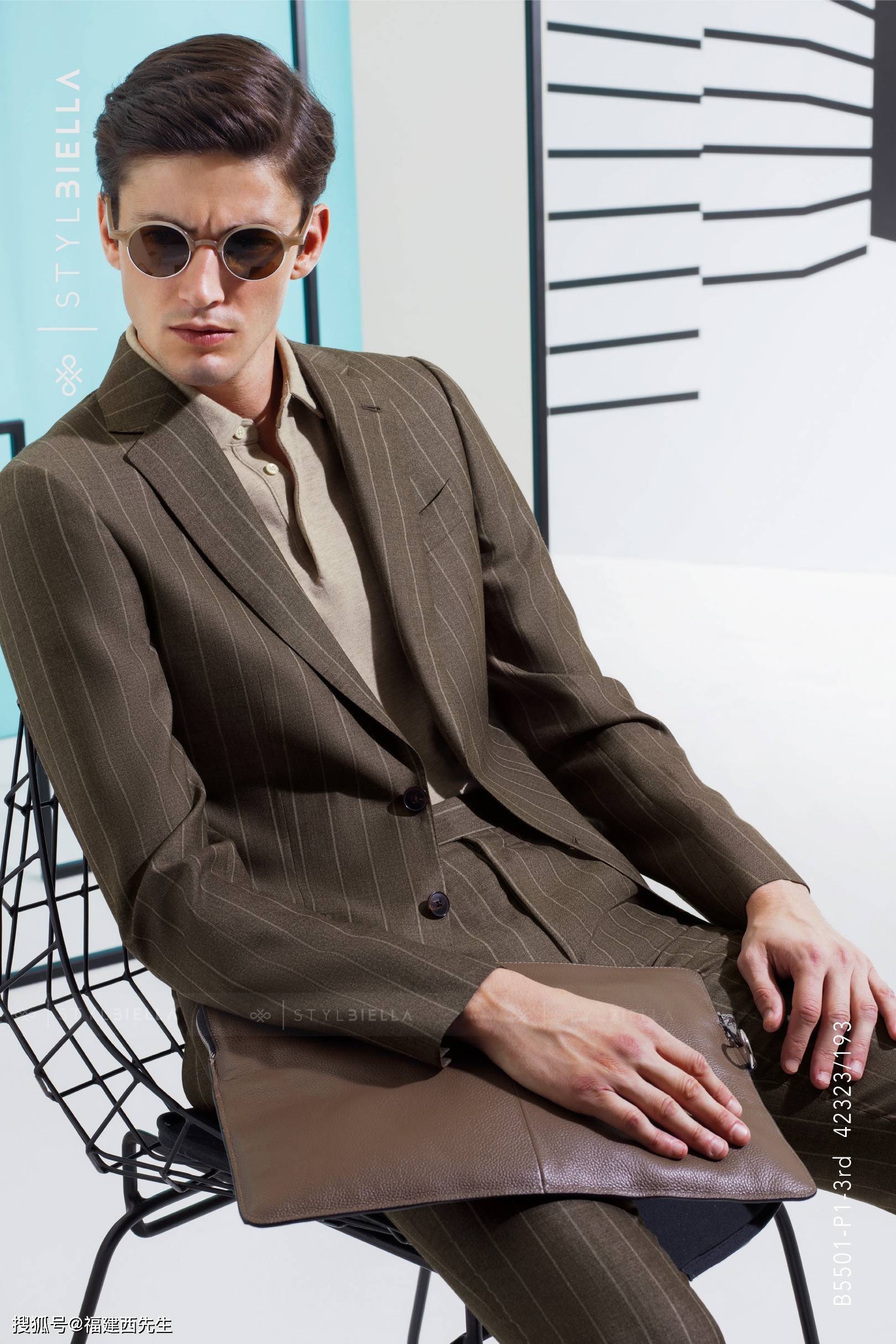 c西先生福州西服定制——明朗宽条纹,井然有序撩动人心_西装_宽度