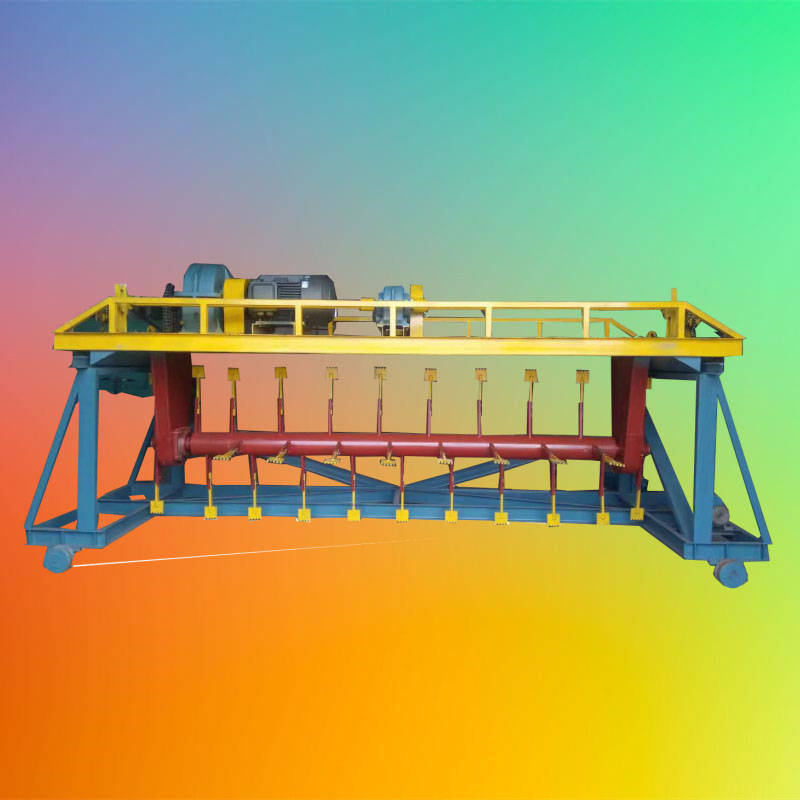 琪源cfp6000污泥翻抛机羊粪有机肥翻抛机移动翻抛机用途