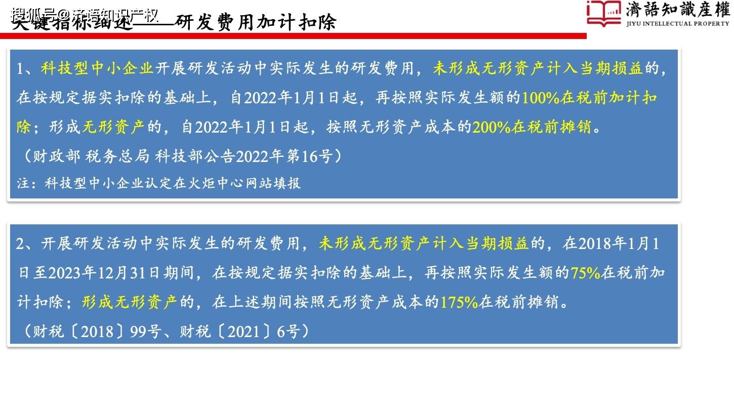 原创高新技术企业认定及研发费用加计扣除详细解读