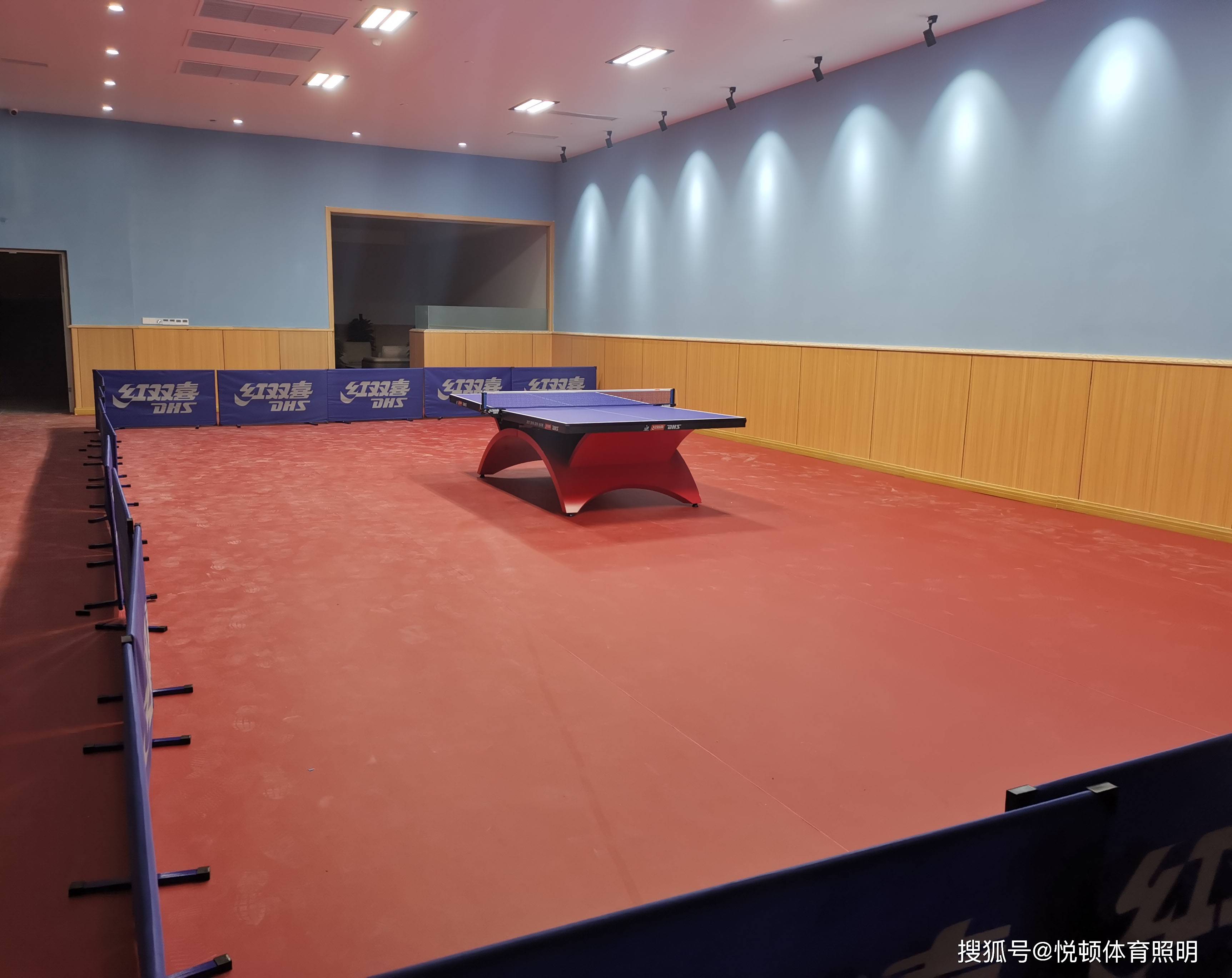 乒乓球灯光要选择好,乒乓球灯具的安装高度_照明_全反射_光源
