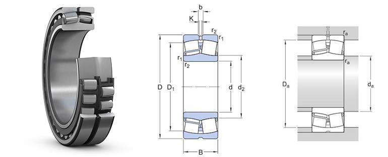 22209ccw33钢厂轧机破碎机专用耐高温调心滚子轴承江苏鲁岳耐高温轴承