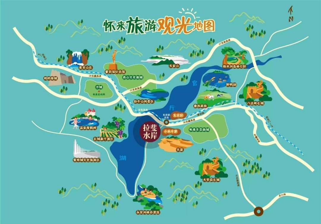 神瀑沟旅游景区地图图片