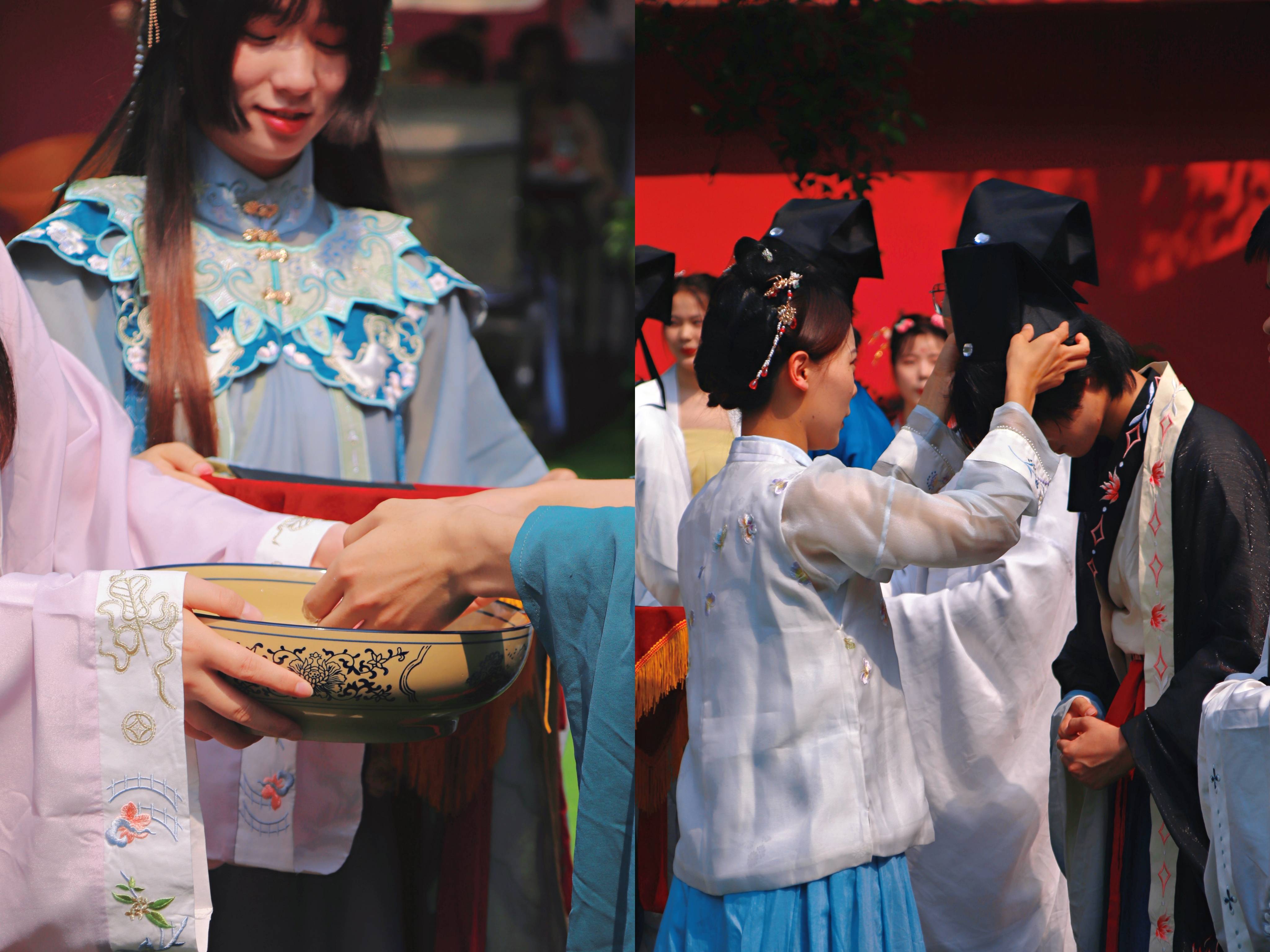 汉服成人礼移通学子十八岁的青春告别