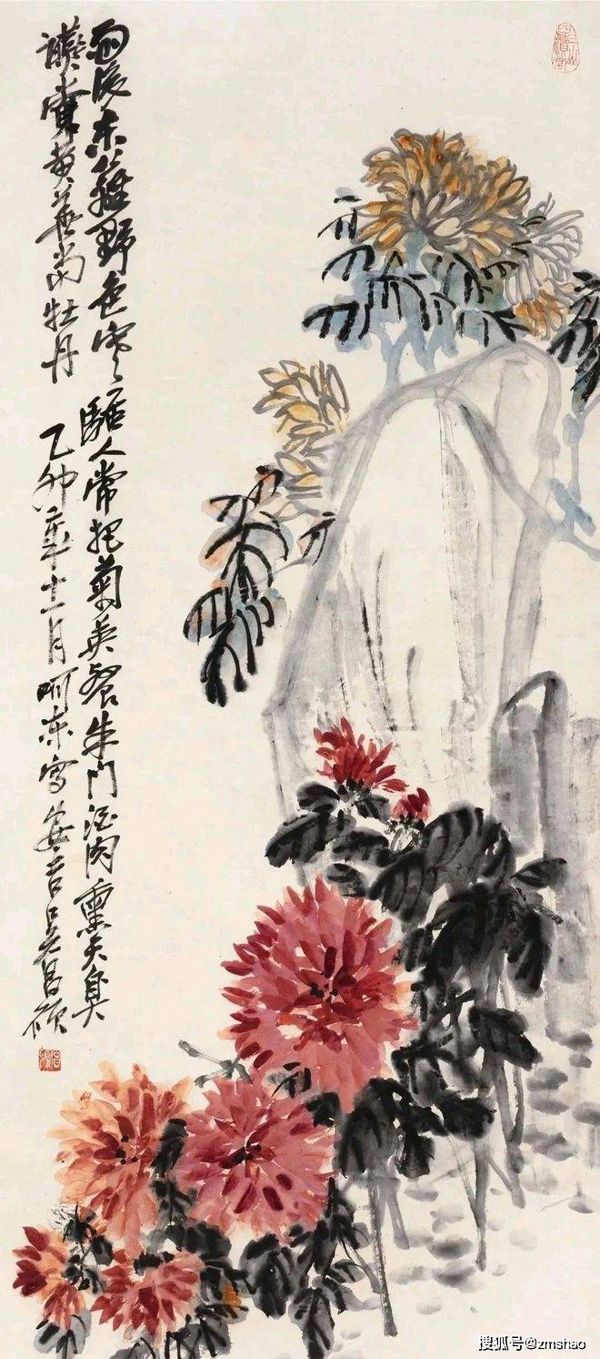 吴昌硕花鸟画图片大全图片