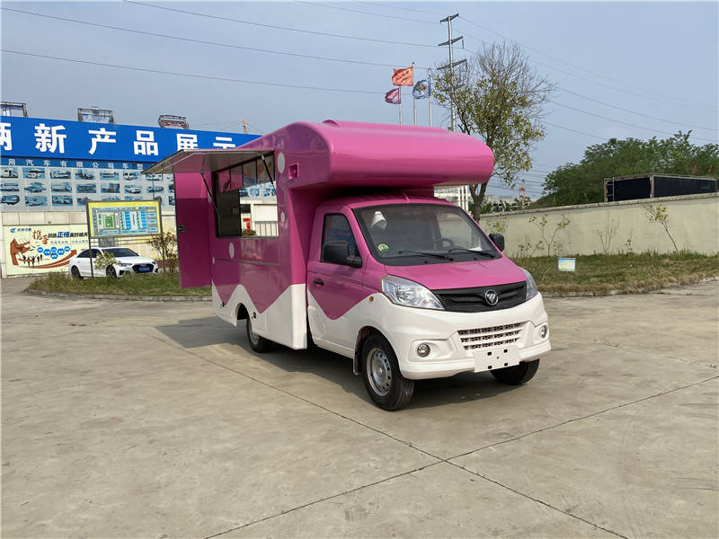 移動奶茶雪糕車東風凱馬小吃冰淇淋車可上牌照