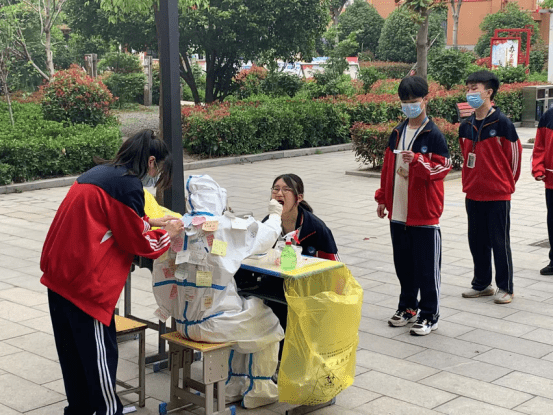 最美逆行天使 呵护安全有你 ——纪沈丘三高"护士节"快闪活动_检测