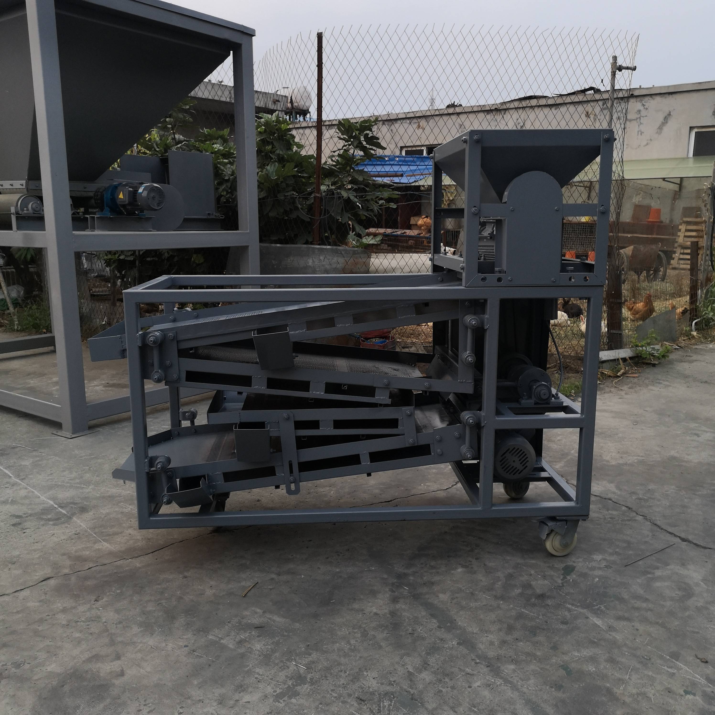 花椒除杂机青花椒筛分机红花椒清理筛振动筛筛选机_三种型号_中型