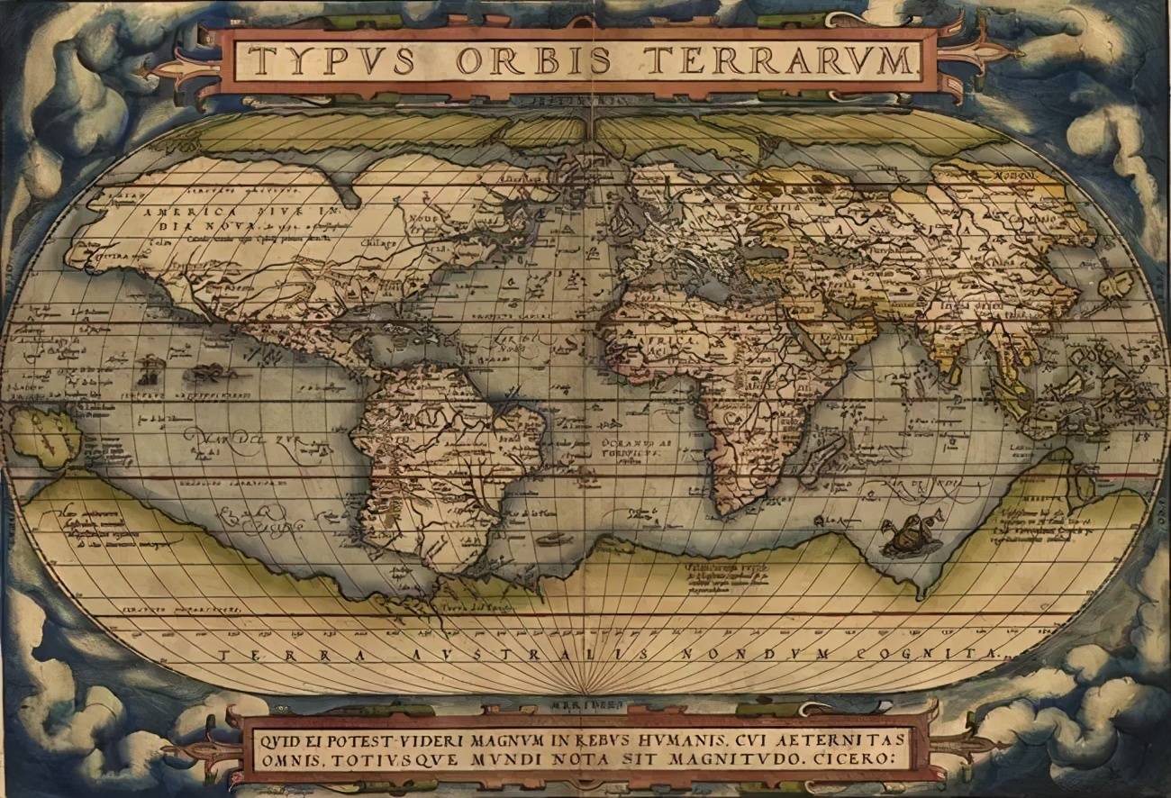所有证据指向：明朝第一张世界地图《坤舆万国全图》是根据郑和舰队母图所绘_手机搜狐网