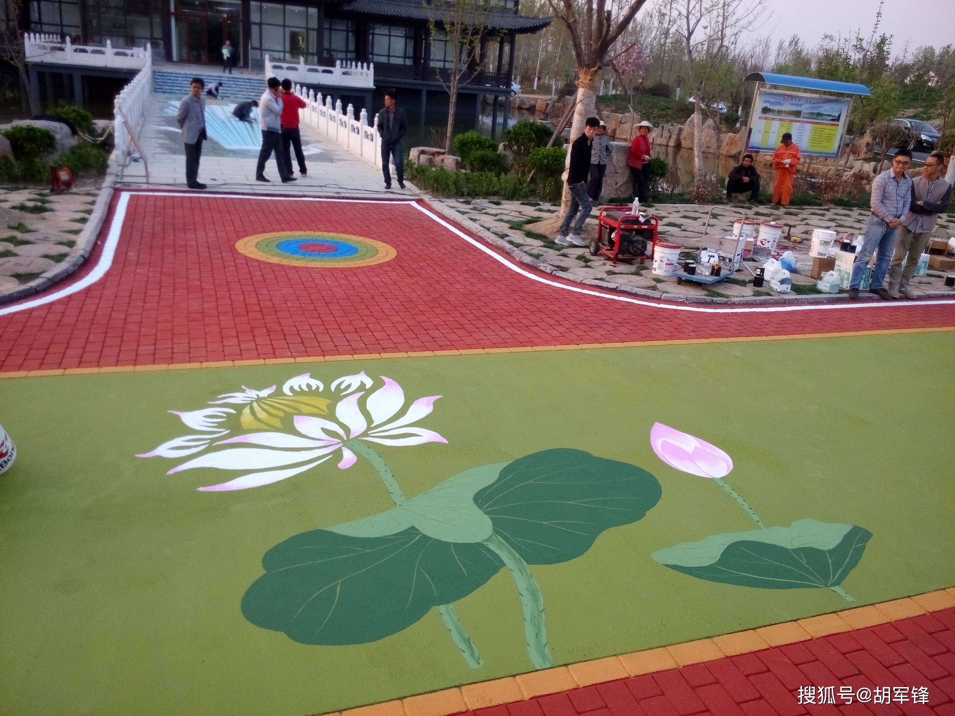 sp彩色路面施工工艺