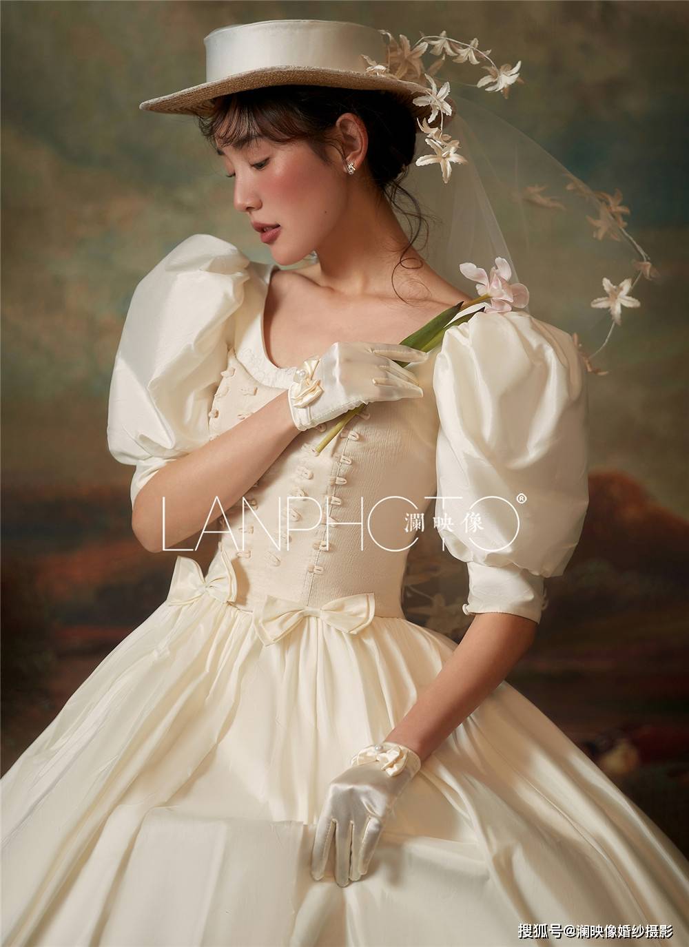 澜映像复古油画婚纱照