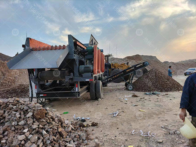 泥石分离机山皮石头和土分离更干净