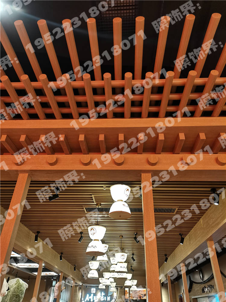 制作格栅吊顶工程需要用到的改色膜有什么优势_木纹_材料_价格