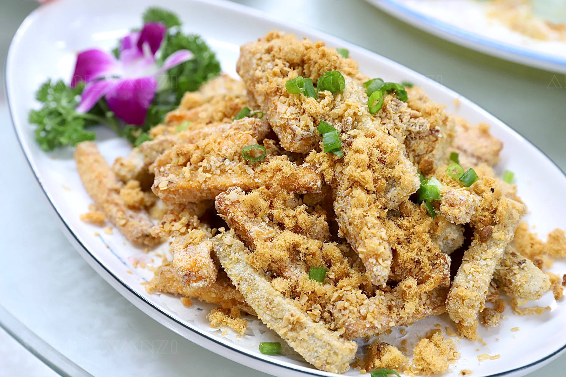 原创八十六年老字号肉松携手海鲜加工肉松入菜好特别