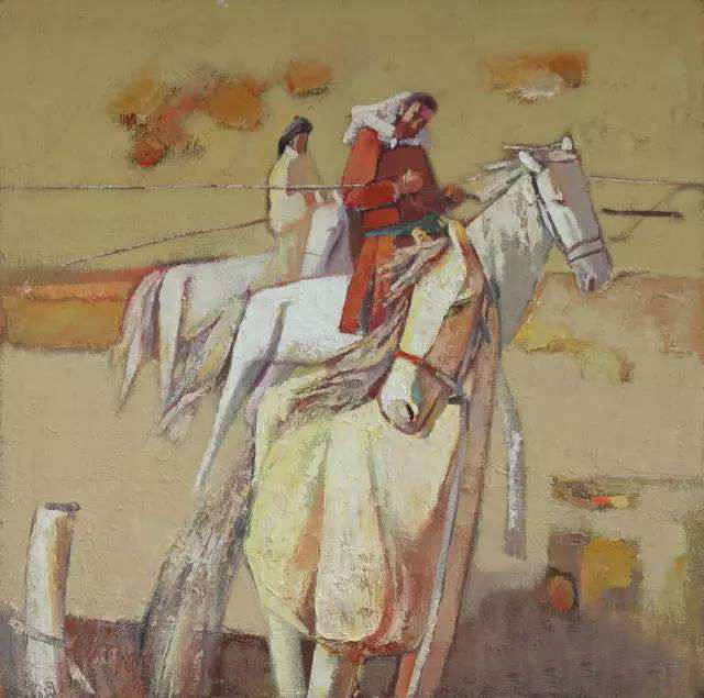 阿斯巴根油画作品