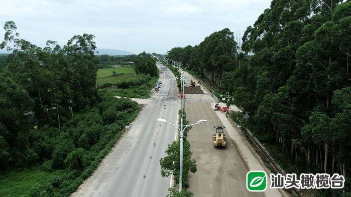 金鸿公路澄海城区段完成提升改造_道路_施工_工程