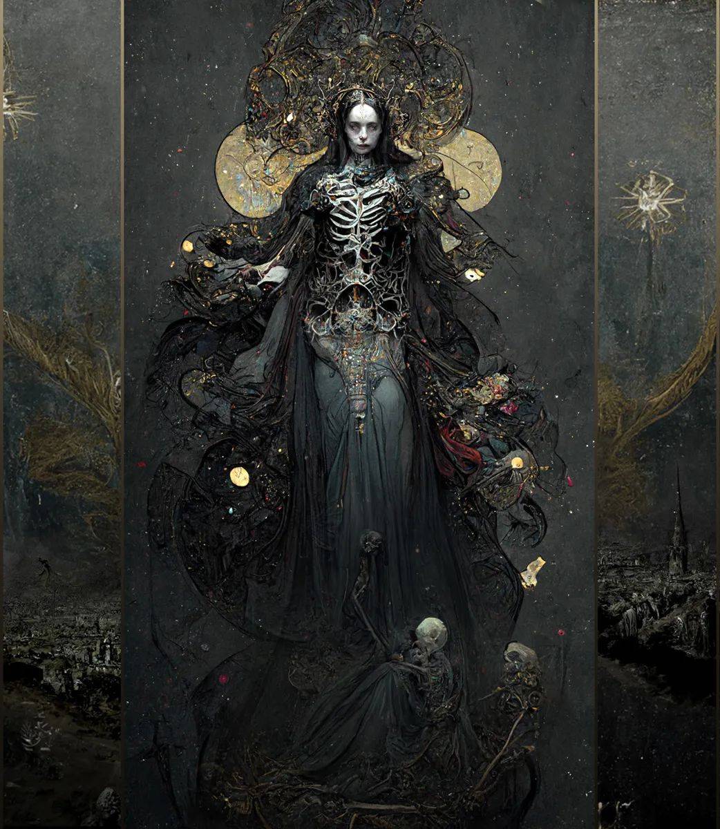 当数字炼金术士玩起ai,阴郁黑暗,华丽诡异,危险又迷人!