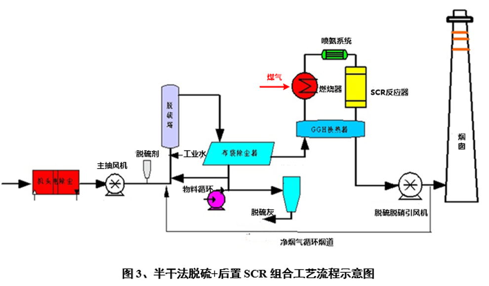 脱硝工艺流程图及原理图片