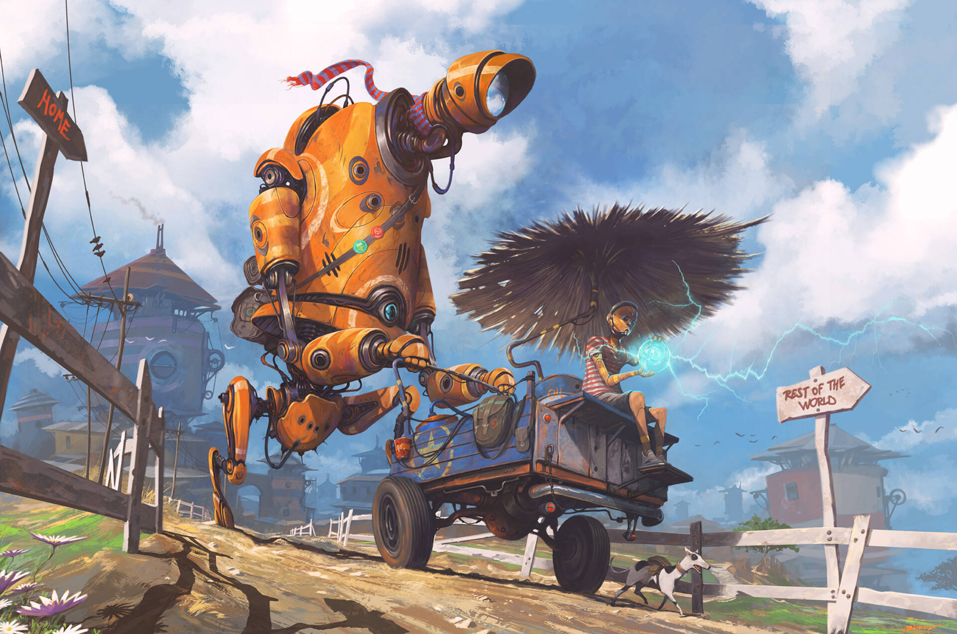 蒸汽时代元素和梦幻未来的配色用ps能碰撞出什么样的火花?