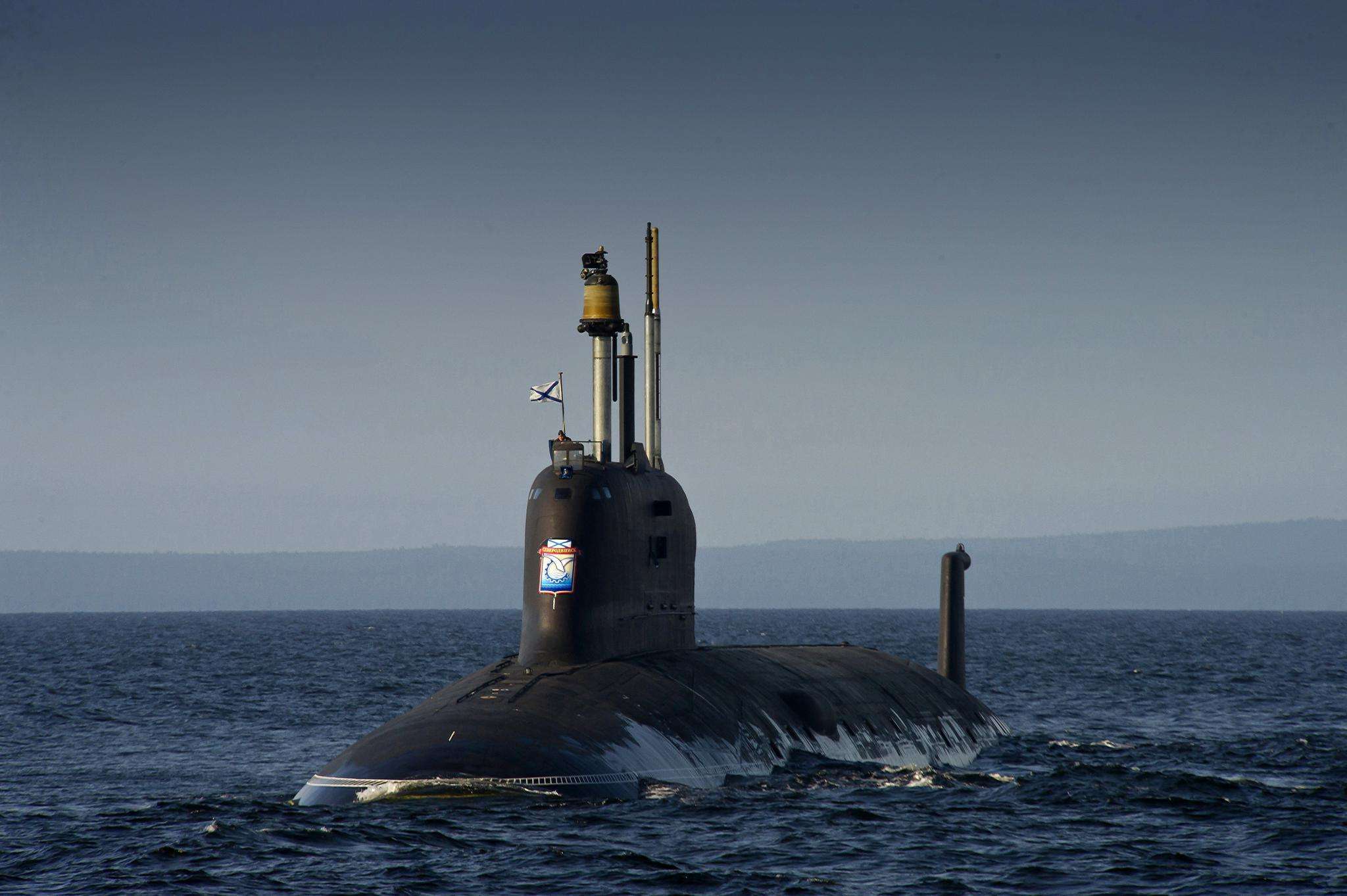 原创俄罗斯潜艇亚森级攻击核潜艇