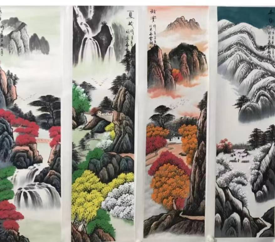 著名画家霍钢用艺术绘制长城雄姿_中国_国画_河北省清苑县