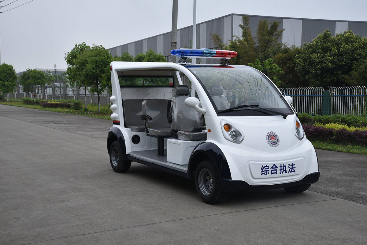 广州四轮电动车生产厂家,为执法人员定制专属6座电动巡逻车!