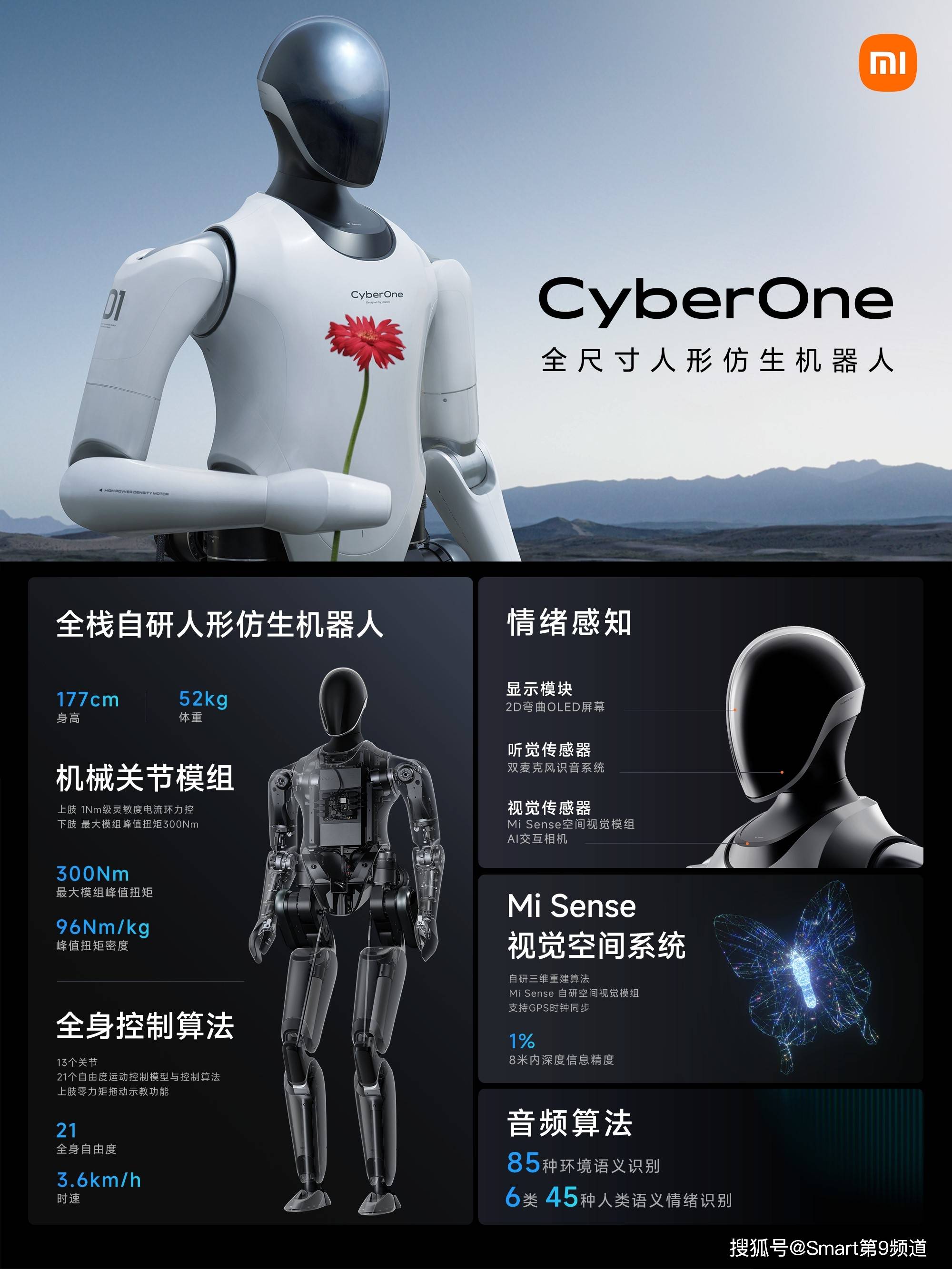 铁大刷屏仿生机器人cyberone能感知45种情绪
