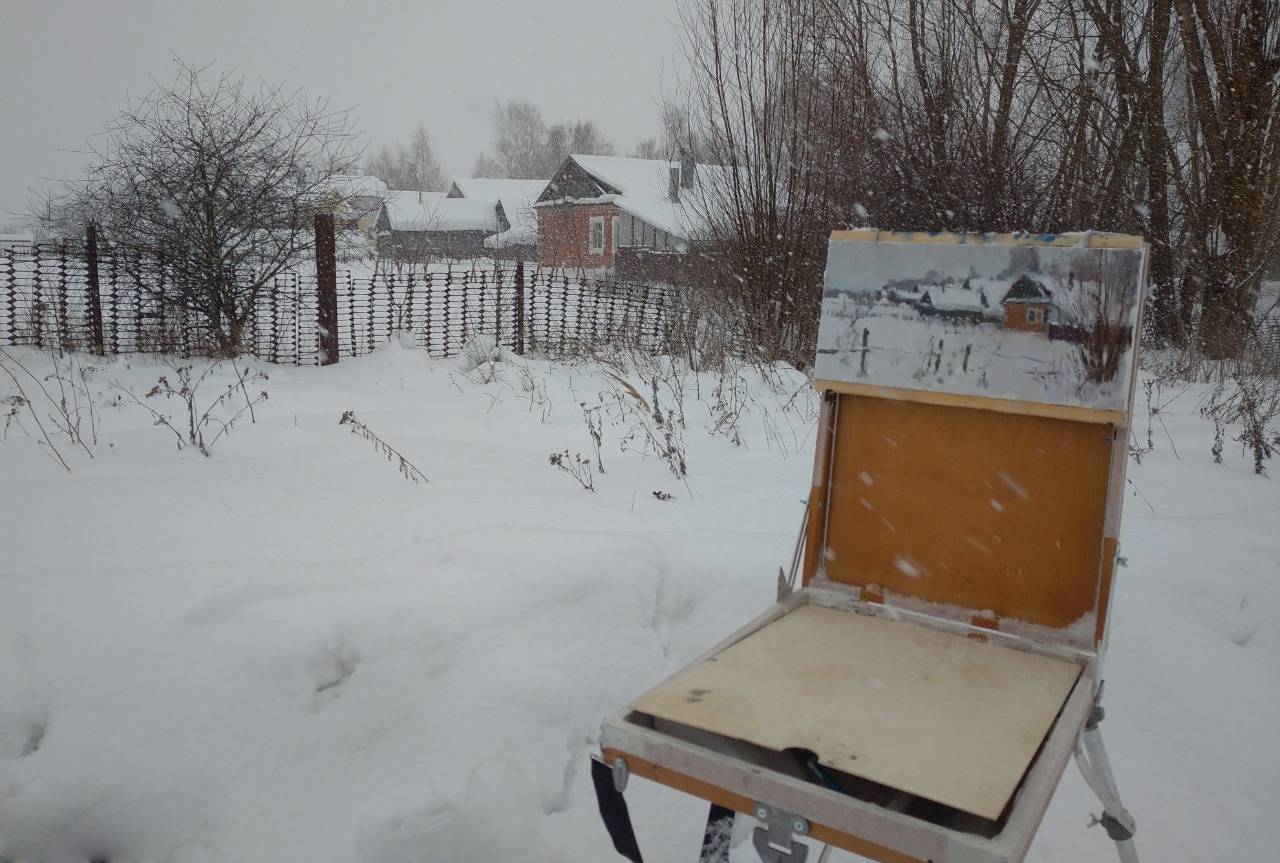 俄罗斯杰出画家 热洛夫.安德烈 写生作品_cm_布面_油画