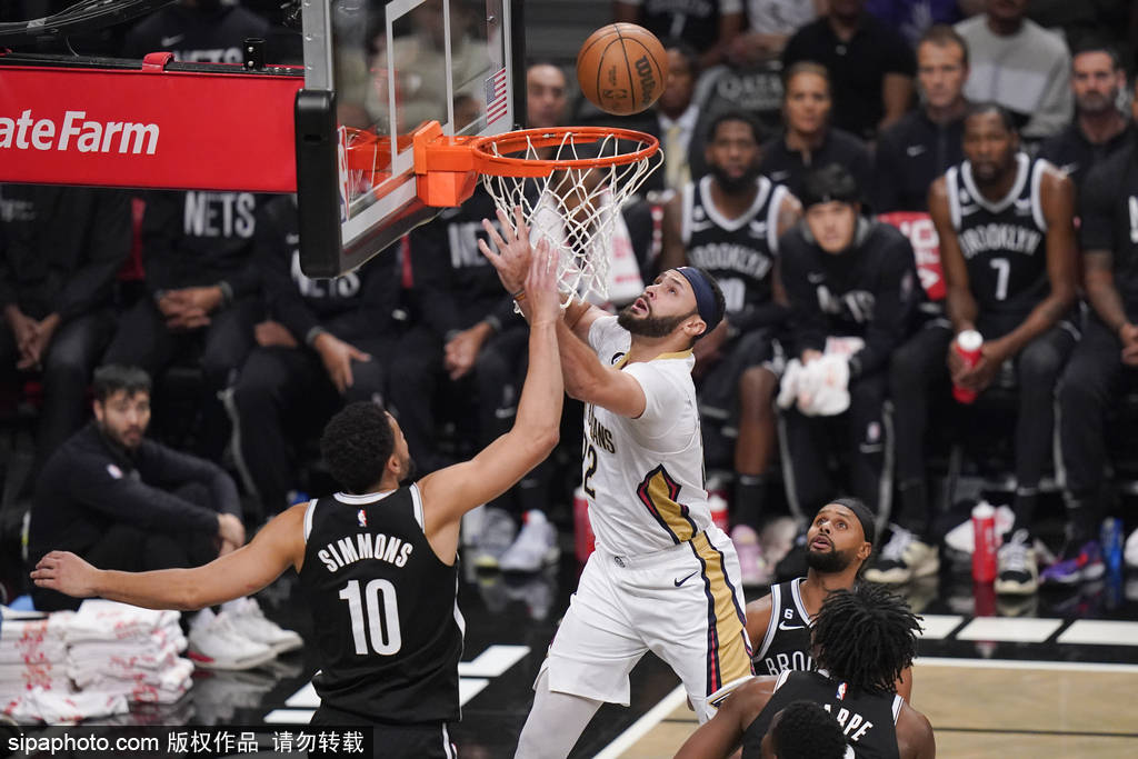 篮网vs鹈鹕直播