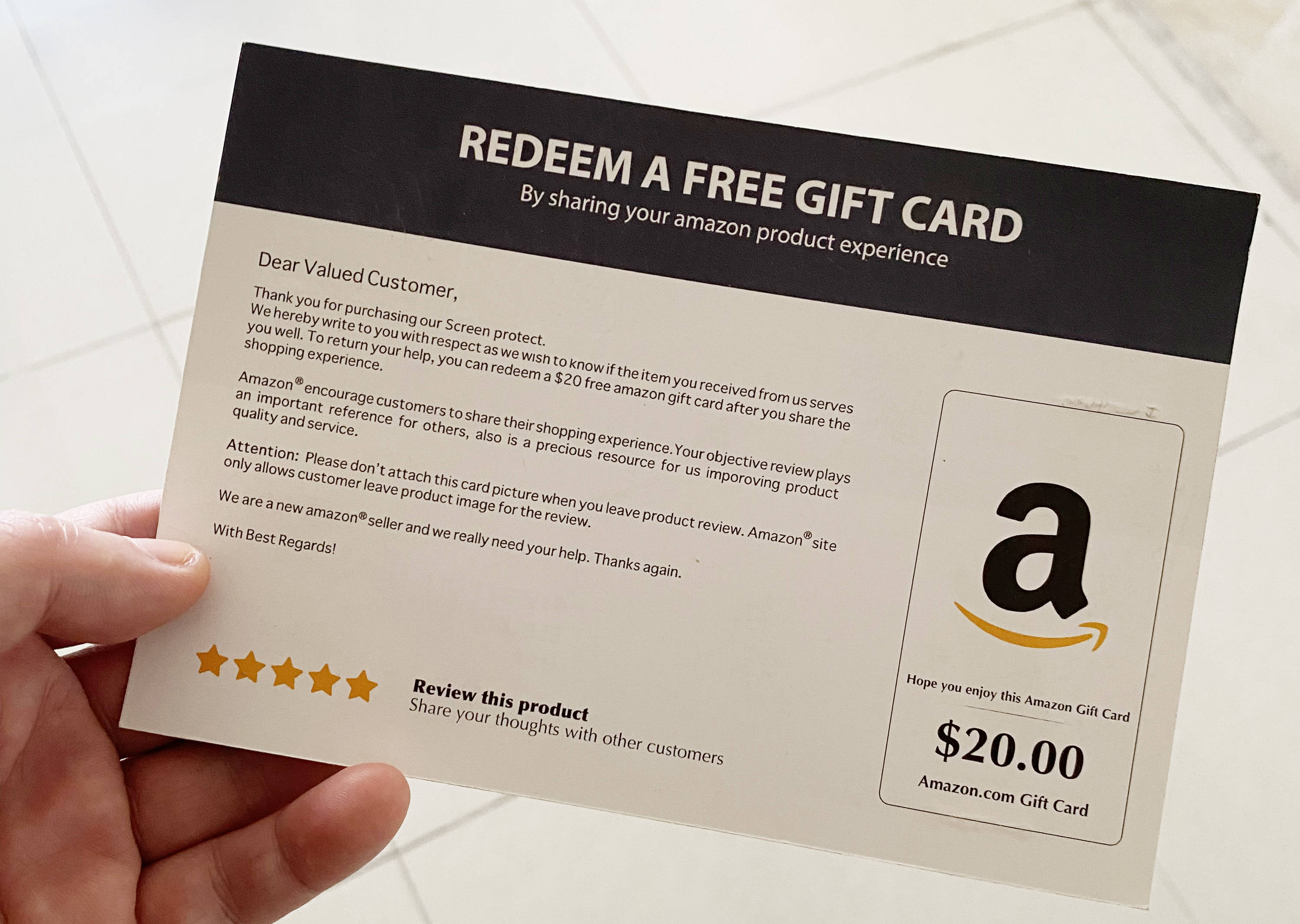 亚马逊明信片邀评怎么做?