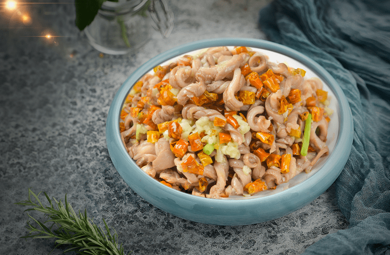 宴上臻黄贡椒脆肚:地方特色菜也有大市场丨2022年度湘菜预制菜_菜品