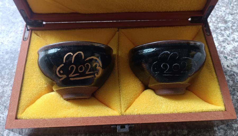 建盏名家柯小云作品入选 福兔呈祥—癸卯新春主题非遗作品展_福建省