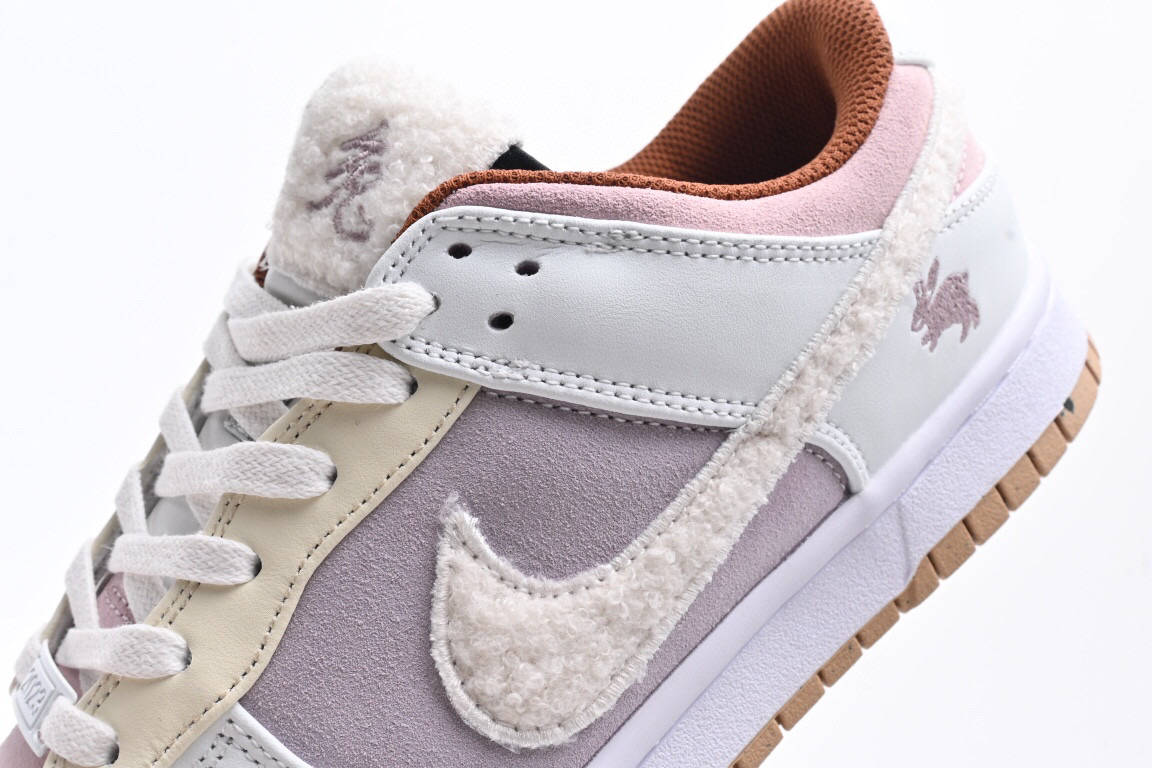 耐克nike sb dunk low year of the rabbit 兔年广州限定浅棕米白穗兔