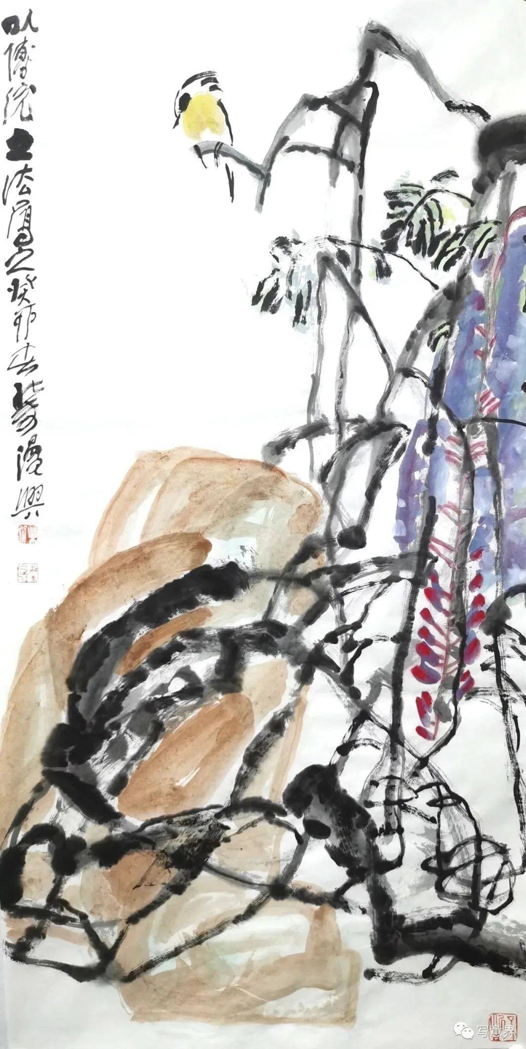【采访报道】2023年中国著名画家杜未——国画作品赏析_花鸟画_天水